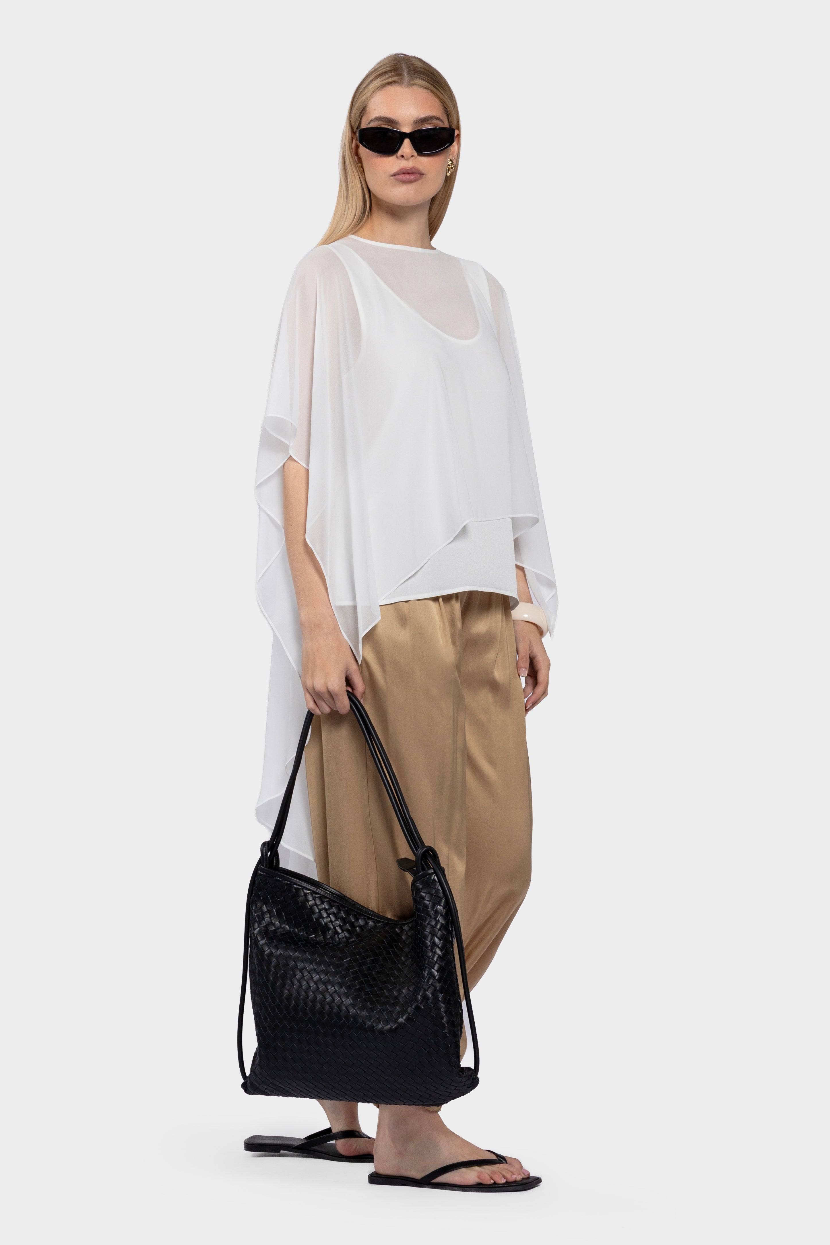 Zalia Long Cape