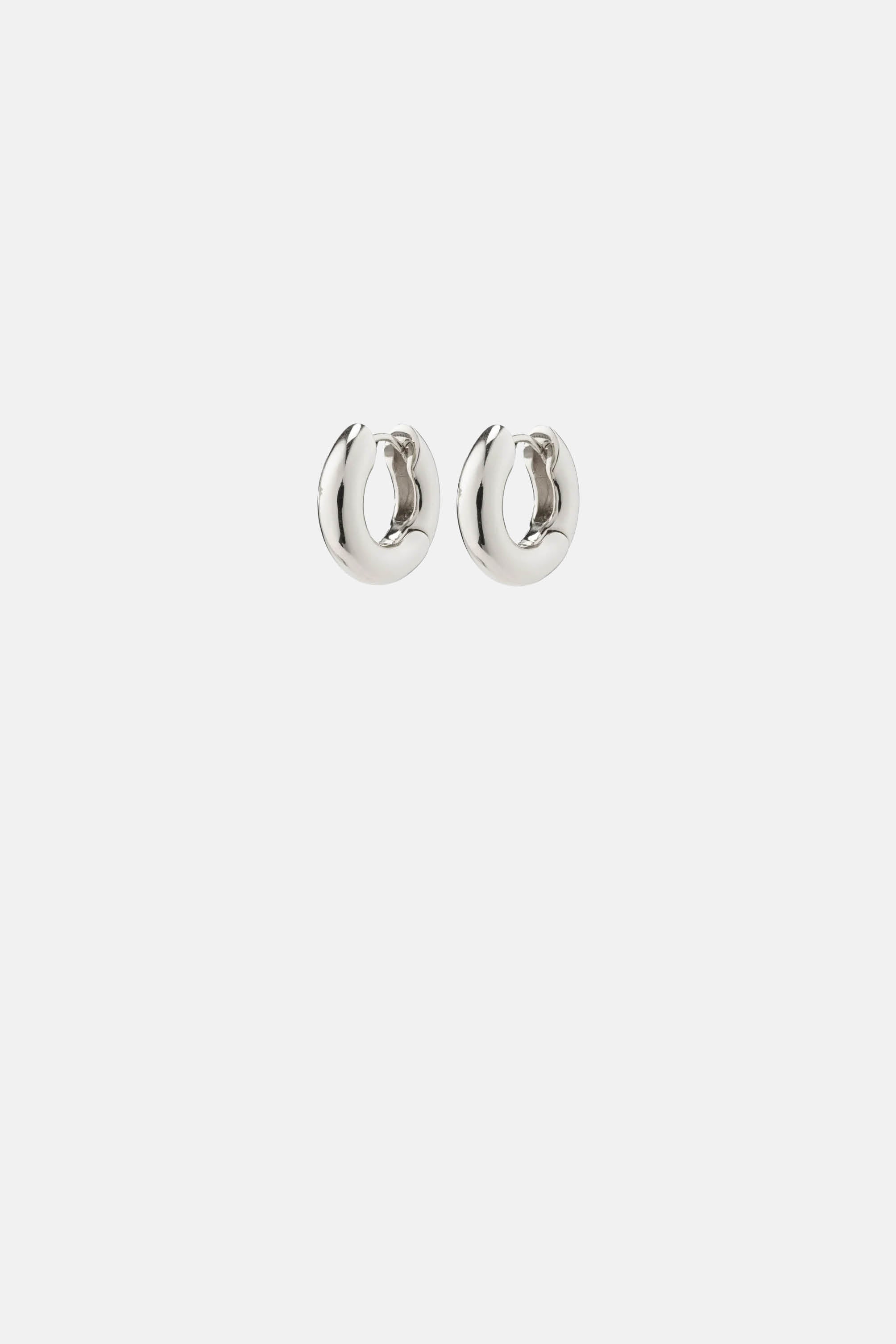 14k White Gold & .60ctw Diamond Inside-Out Hoop Earrings