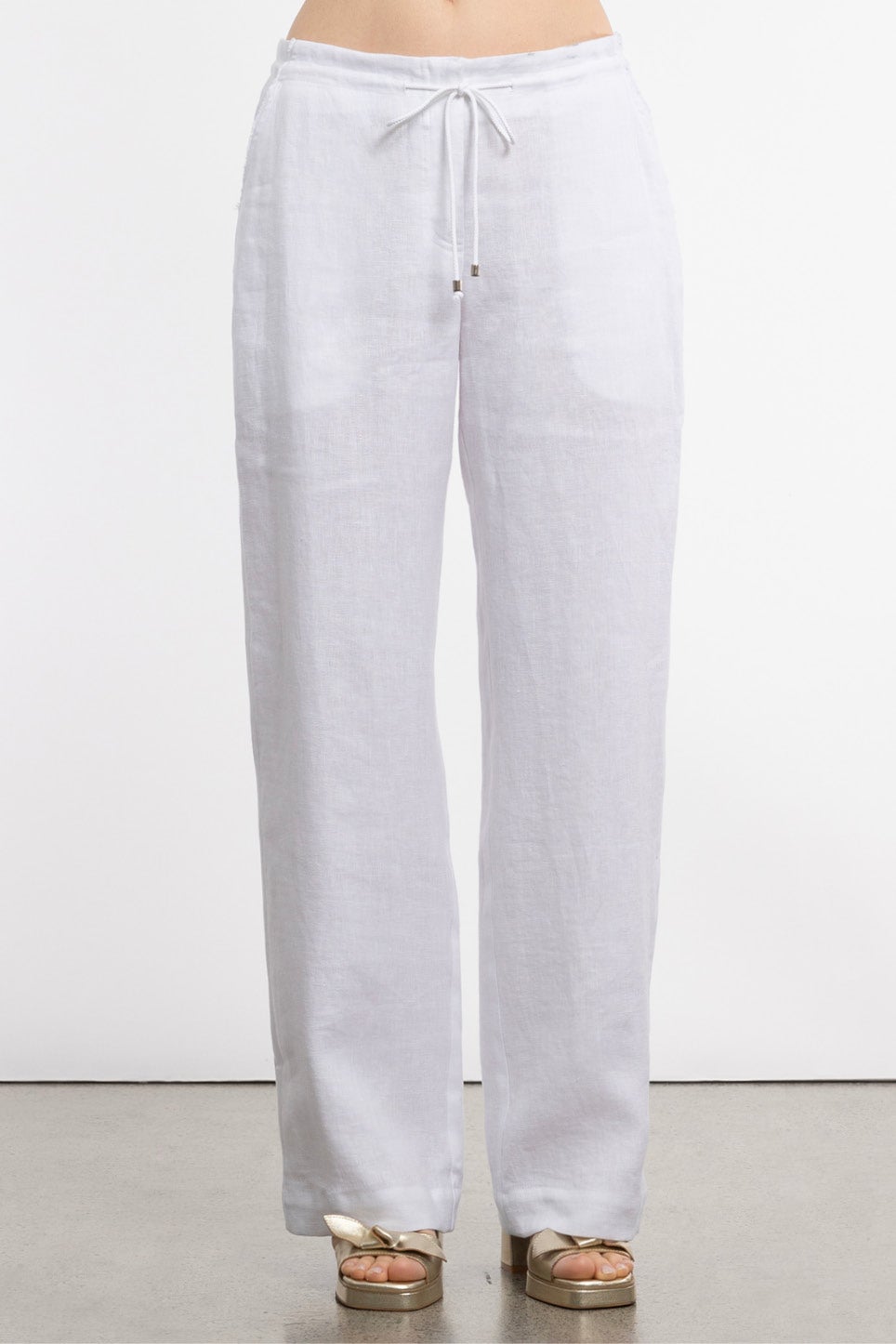 White wide leg hot sale beach pants