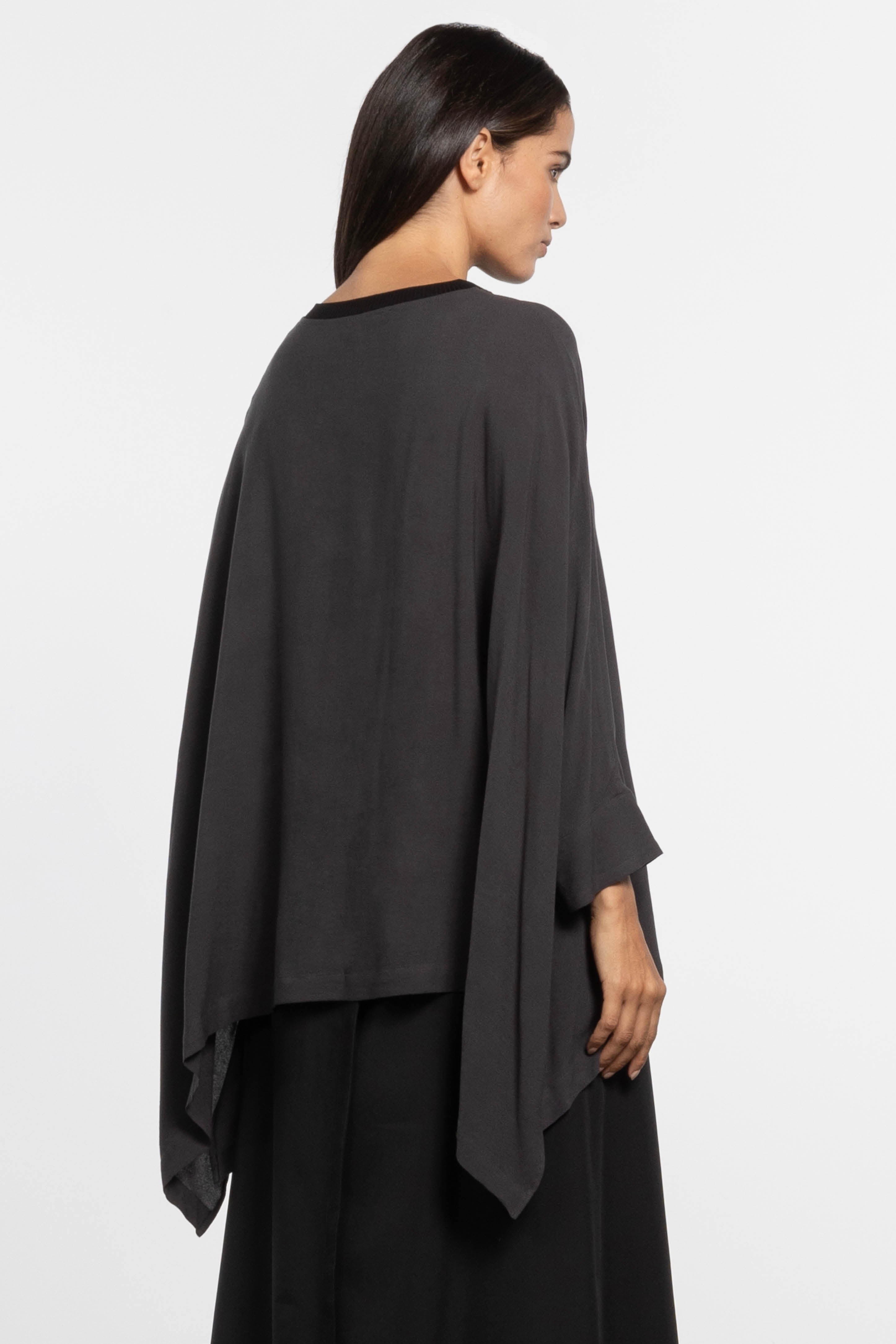 Grey batwing top online