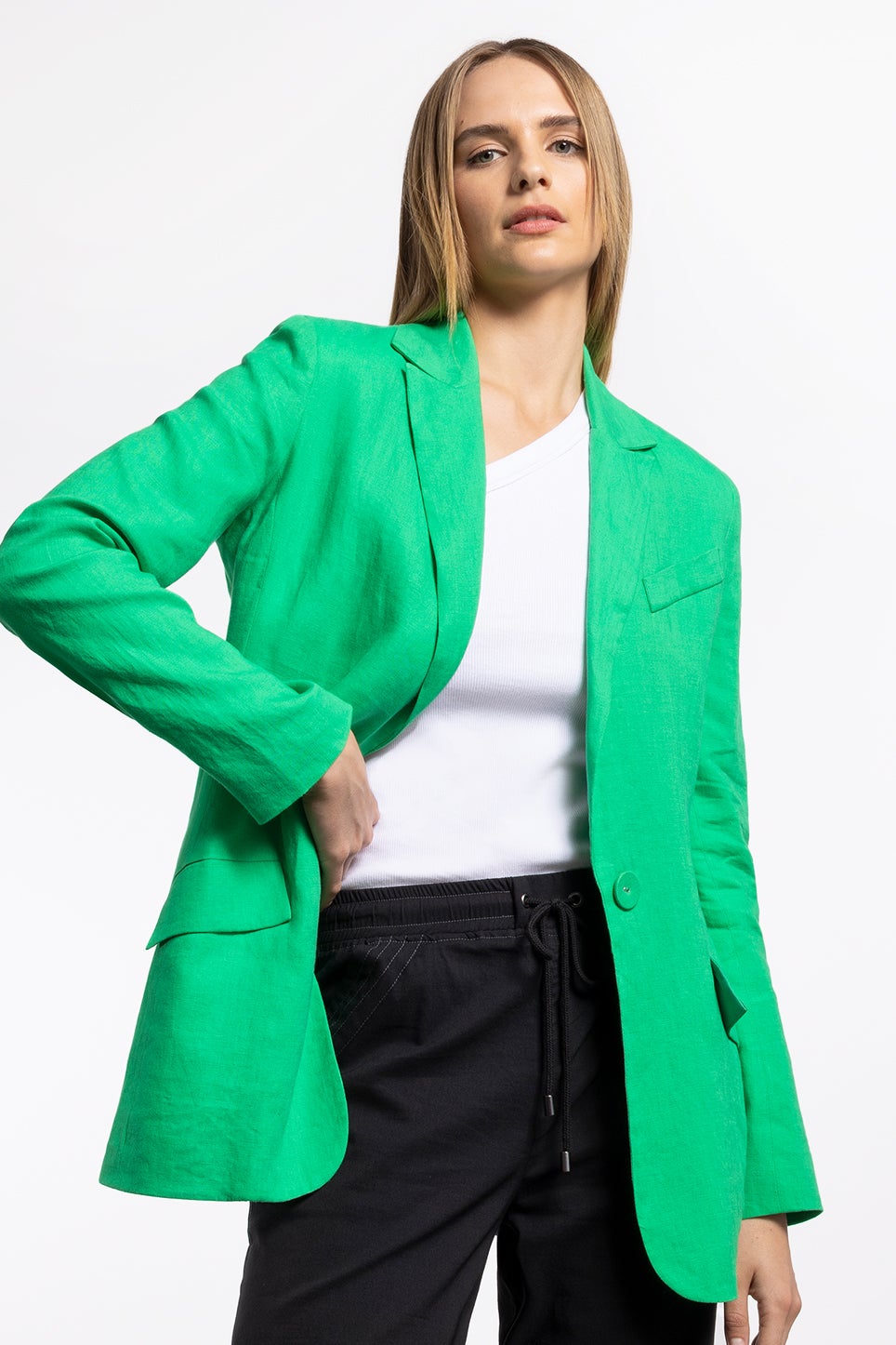 Byron Blazer in Green | Repertoire