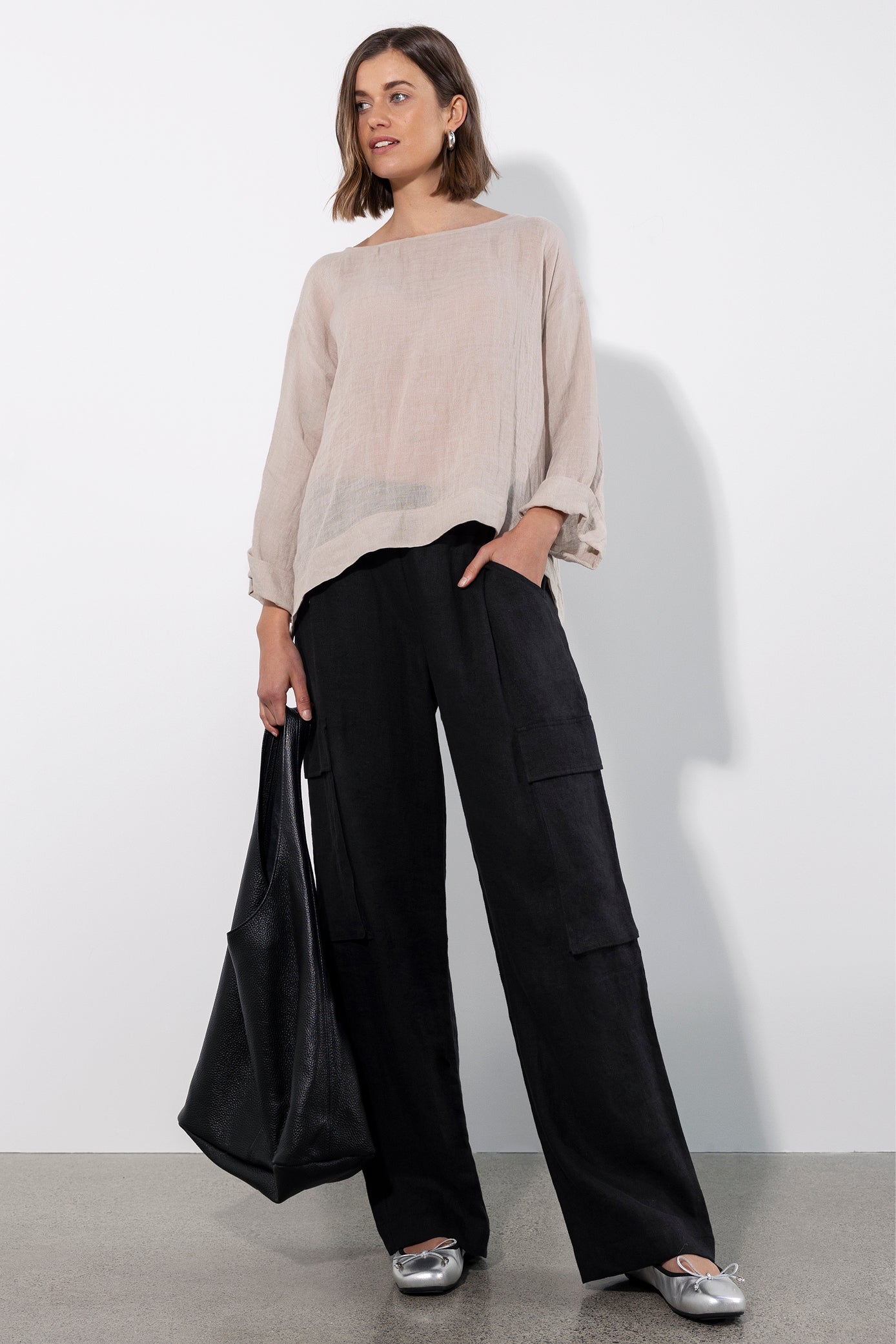 Linen-blend Pants curated on LTK