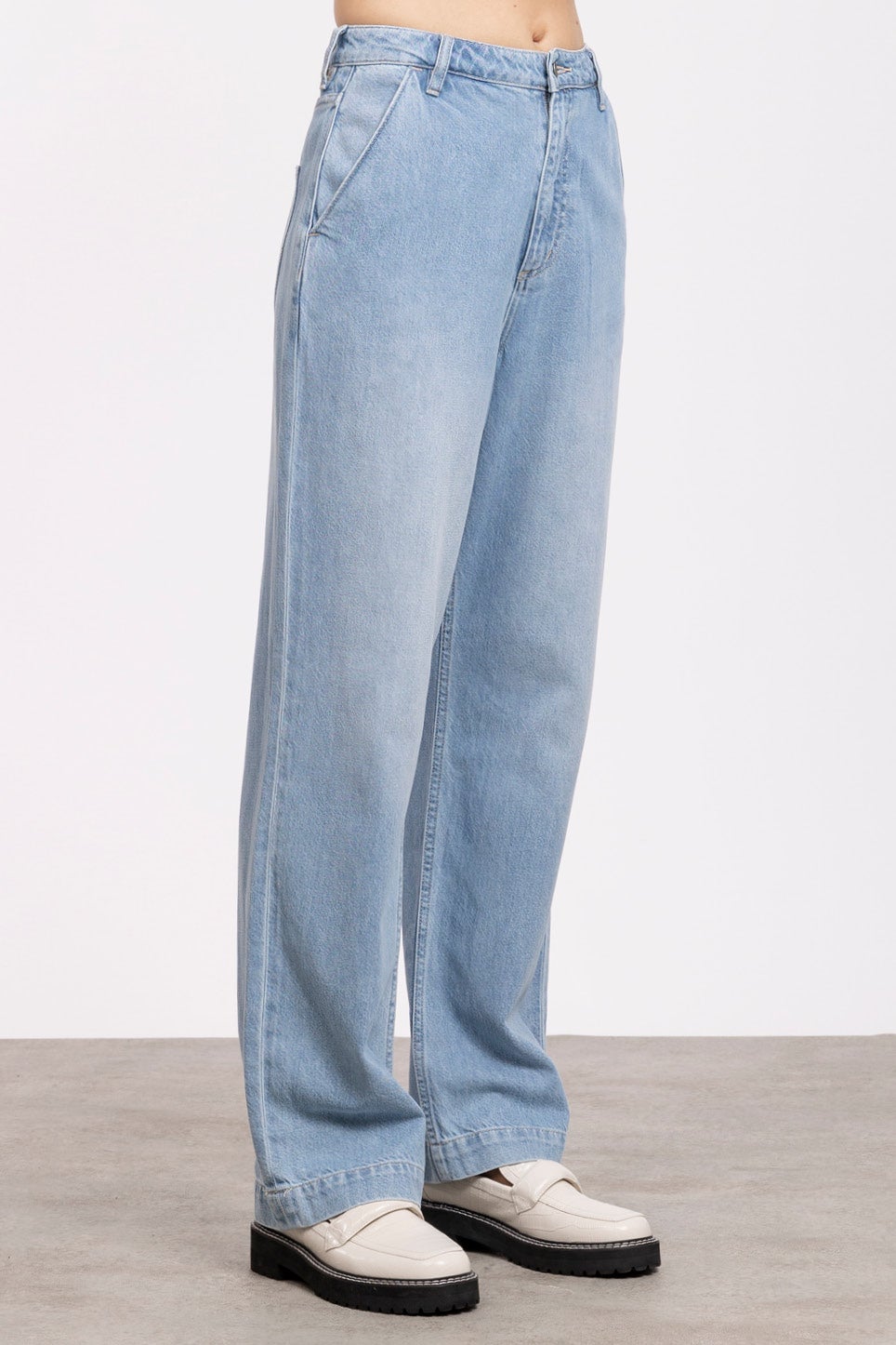 high baggy jeans