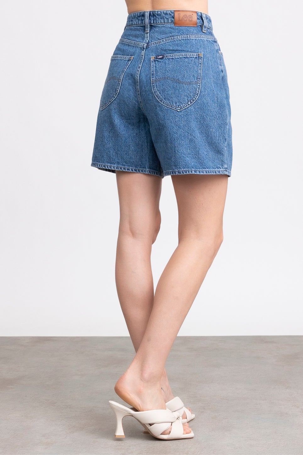 high waisted baggy jean shorts