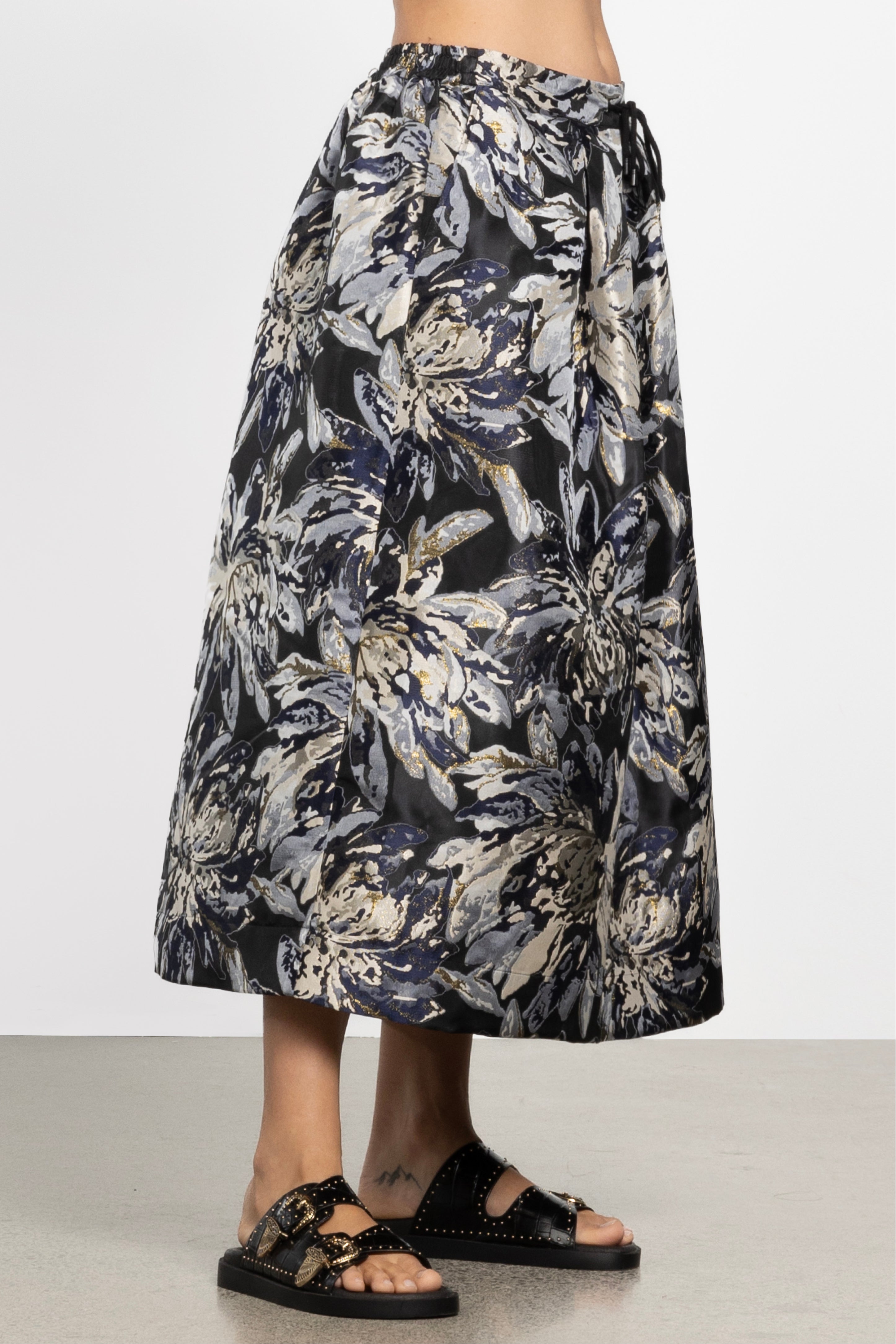 Floral jacquard skirt best sale