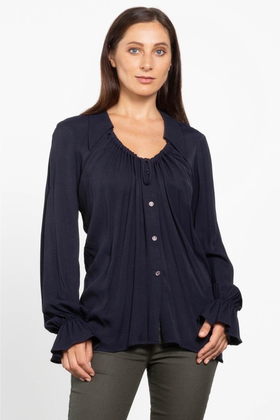 Sabine Blouse in Blue | Repertoire