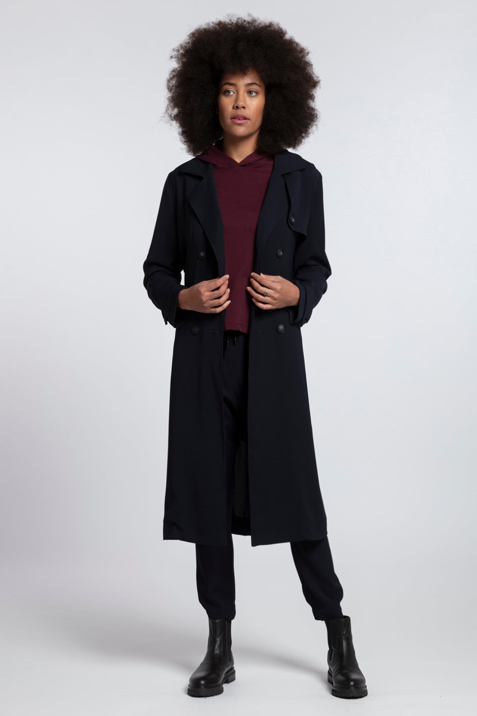 Trudie trench outlet coat