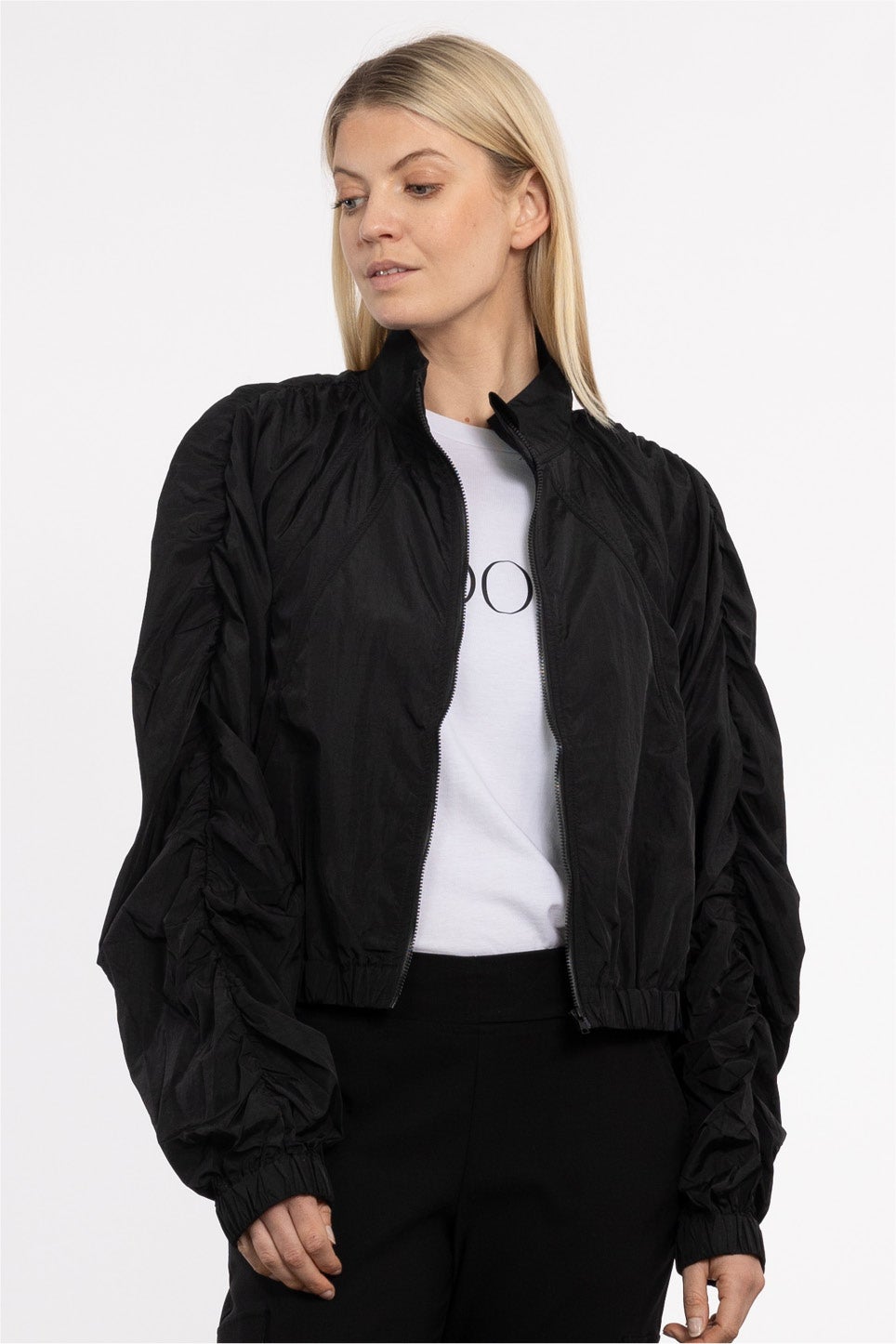 Bomber shop rain jacket