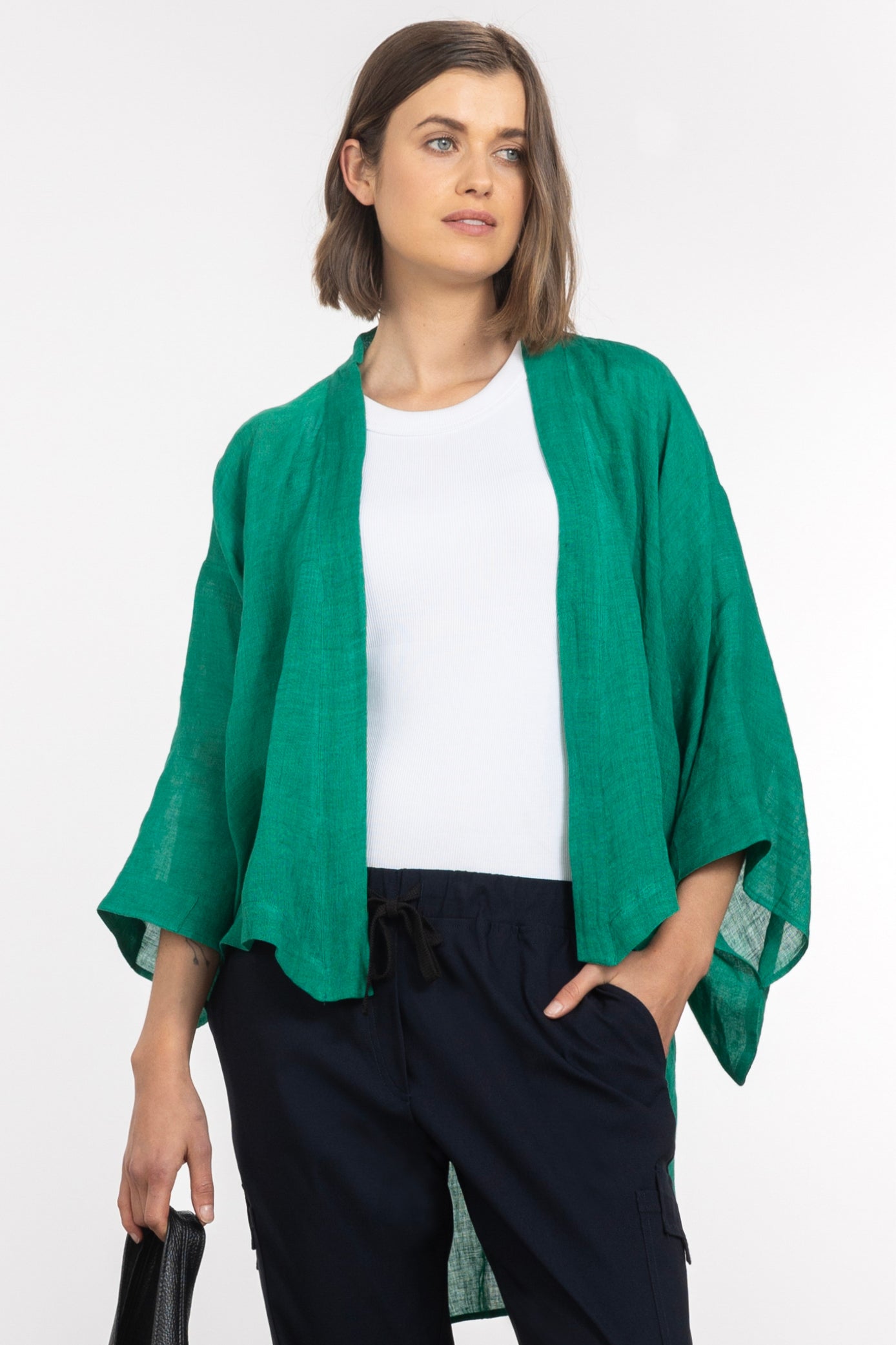 Green kimono outlet cardigan